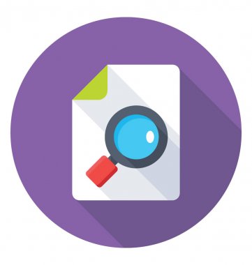  Belge İzleme vektör simgesi