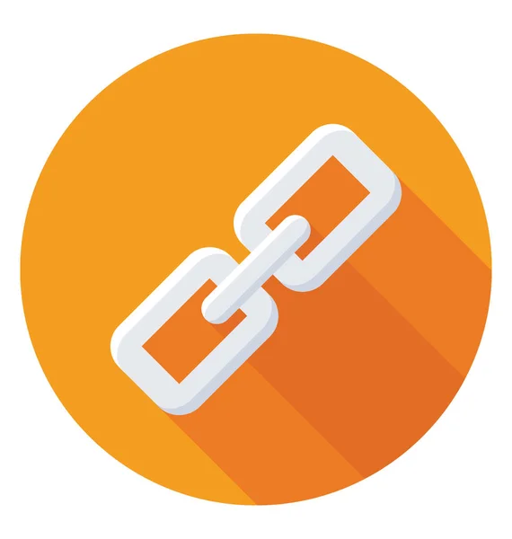 Link Building Vector Icon — Stock Vector