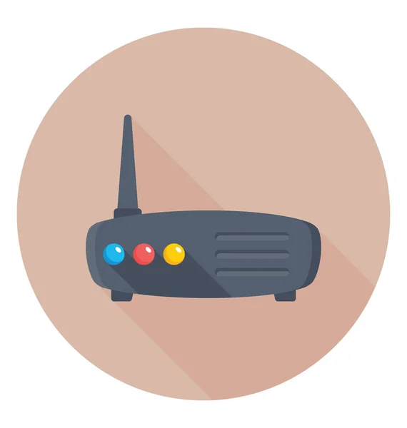 Internet Modem Vector Icon — Stock Vector