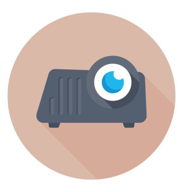  Projektör vektör simgesi