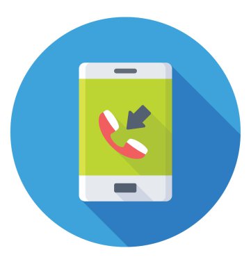  Gelen arama vektör simgesi