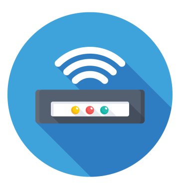  Wifi yönlendirici vektör simgesi