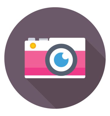  Flaş kamera vektör simgesi