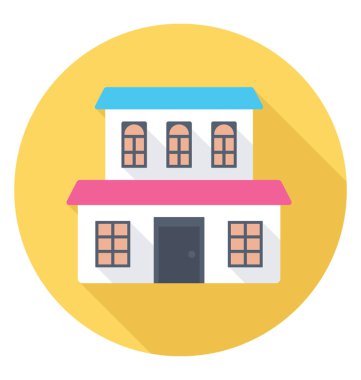  Konak vektör simgesi