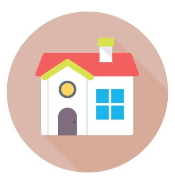  Müstakil ev vektör simgesi