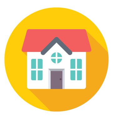  Üniversite binası vektör simgesi