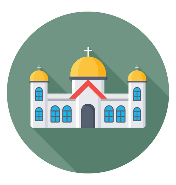 Icona vettoriale della moschea — Vettoriale Stock