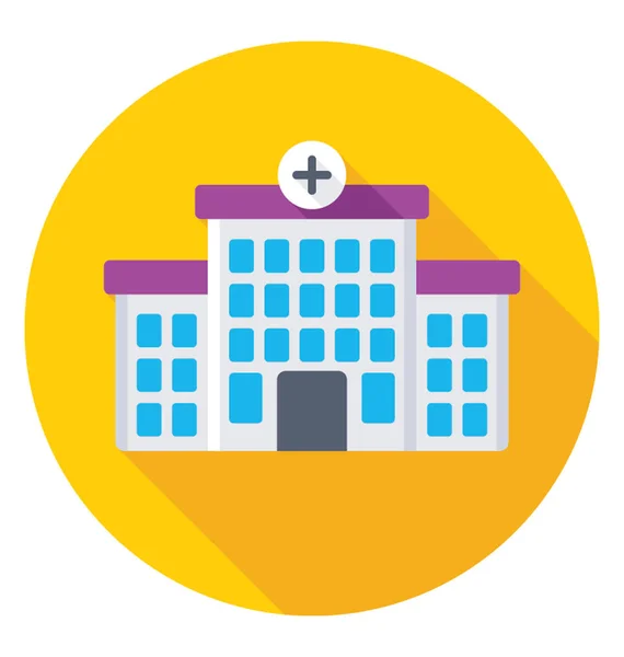 Medical Center Vector Icon — Stock Vector