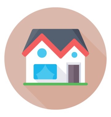  Ev vektörü simgesi