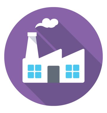  Fabrika vektör simgesi