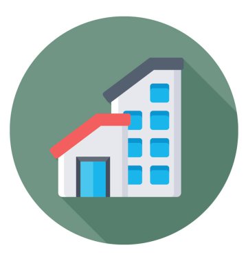  ev ve ofis vektör simgesi