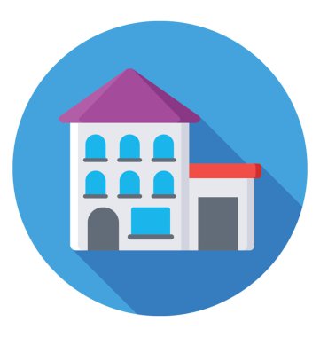  Konak vektör simgesi