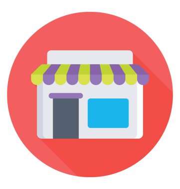  Mağaza vektör simgesi