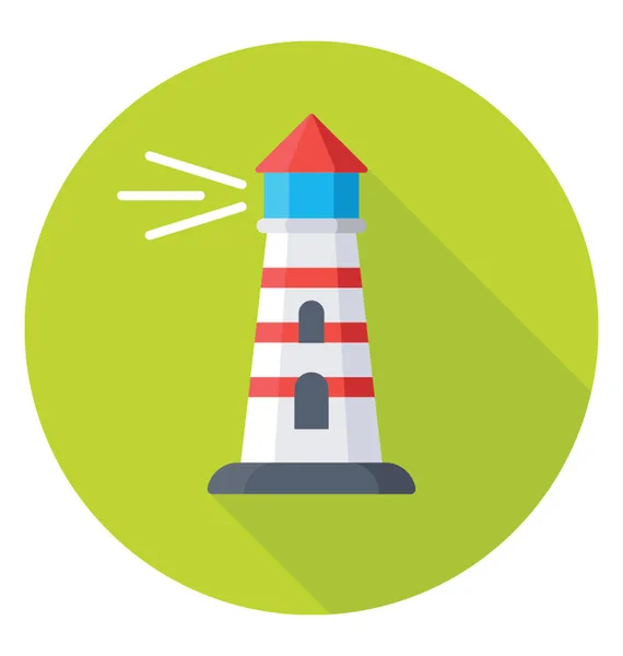 Lighthouse Vector Icon — Stock Vector