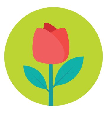  Rose Bud vektör simgesi