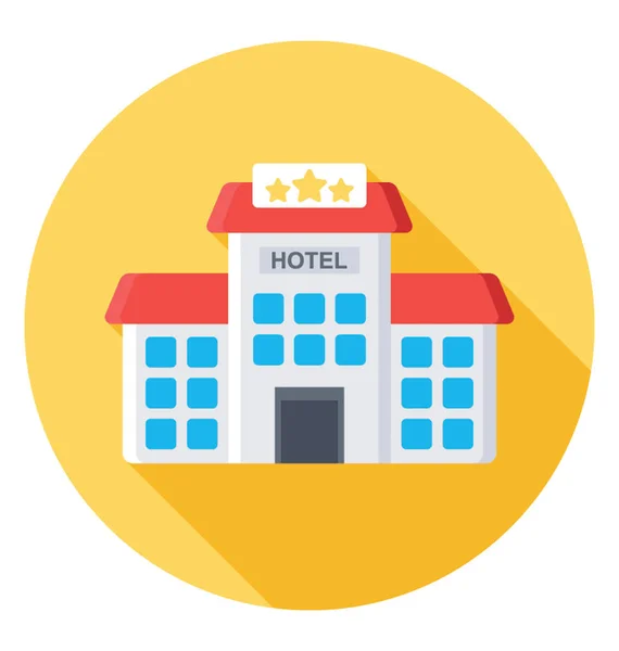 Öt csillagos Hotel Vector Icon — Stock Vector