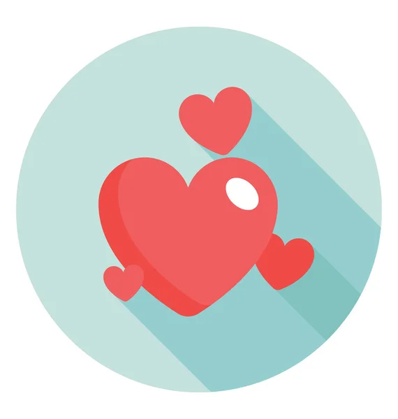 Corazón vector icono — Vector de stock