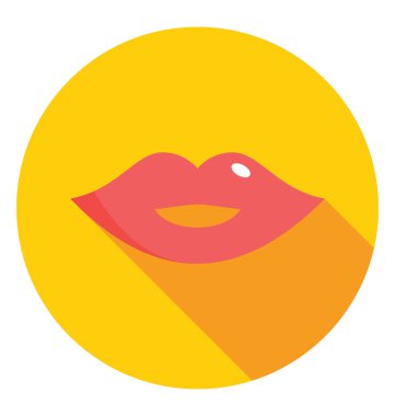  dudaklar vektör simgesi