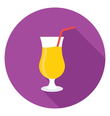  Kokteyl vektör simgesi