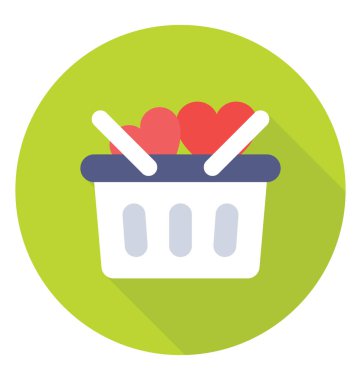  Hediye sepeti vektör simgesi