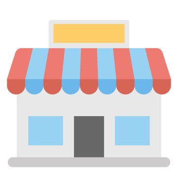  Mağaza vektör simgesi