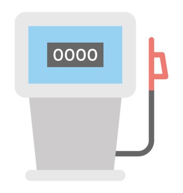  Akaryakıt istasyonu vektör simgesi