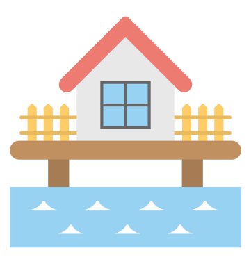  Kayan Villas simge vektör