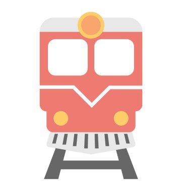  Demiryolu yük vektör simgesi