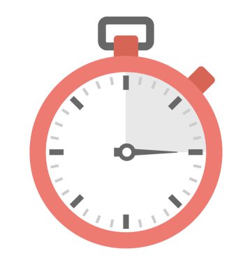  Stopwatch vektör simgesi