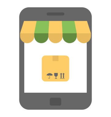  M ticaret vektör simgesi