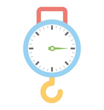  Endüstriyel kanca ölçek vektör simgesi