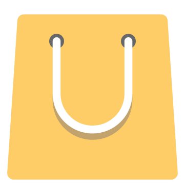  alışveriş poşeti vektör simgesi