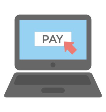  Ödeme ağ geçidi vektör simgesi