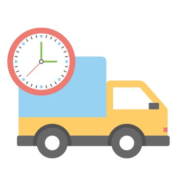  Ekspres teslimat vektör simgesi