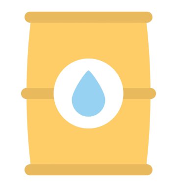  Yağ varili vektör simgesi