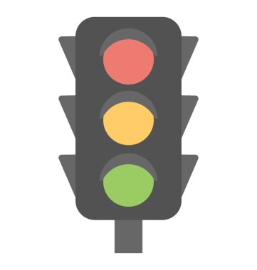  Trafik sinyalleri vektör simgesi