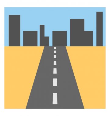  City Road vektör simgesi