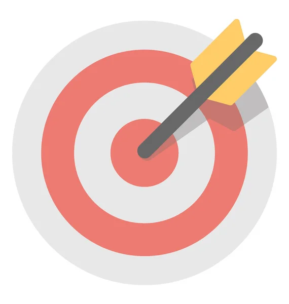 Target Vector Icon — Stock Vector