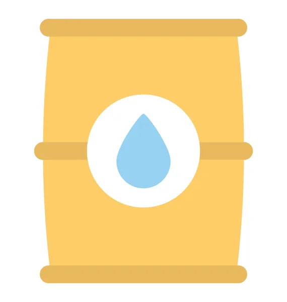 Baril de pétrole vecteur icône — Image vectorielle