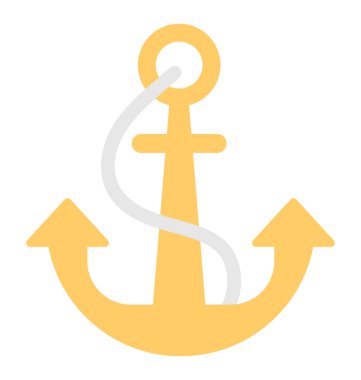  çapa vektör simgesi