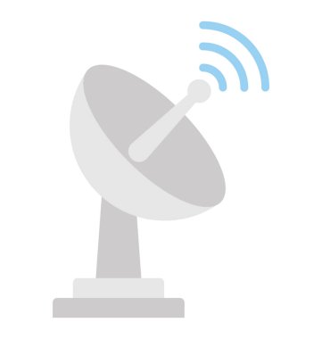  Çanak anten vektör simgesi