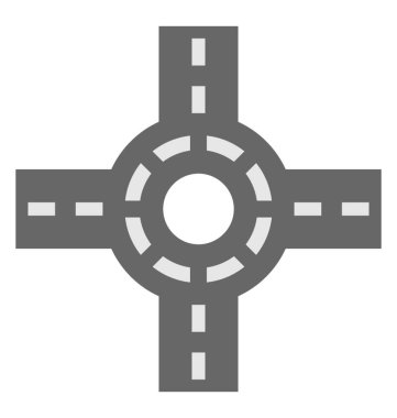  Yol dolambaçlı vektör simgesi