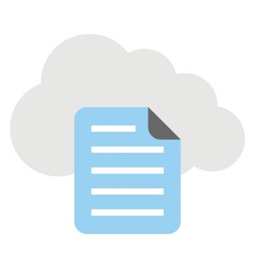  Gökyüzü Dokümanlar vektör simgesi