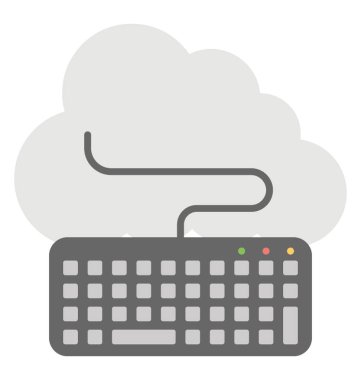  bulut hesaplama vektörü simgesi