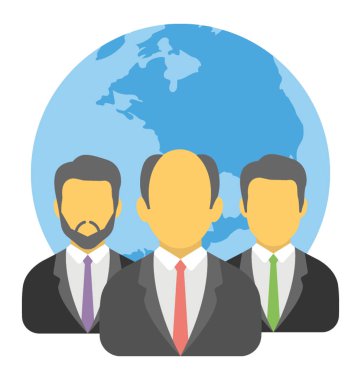  Global Ekibi vektör simgesi