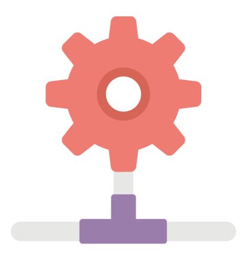  Sunucu yapılandırma vektör simgesi