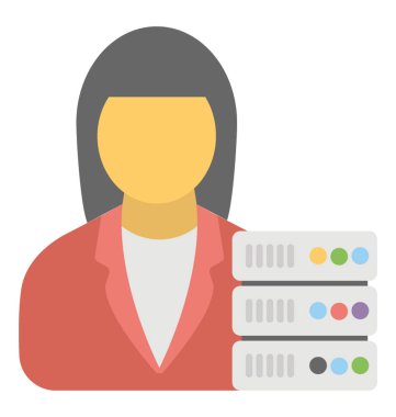  Veri yönetimi vektör simgesi