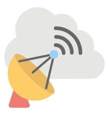  Uzay uydu vektör simgesi