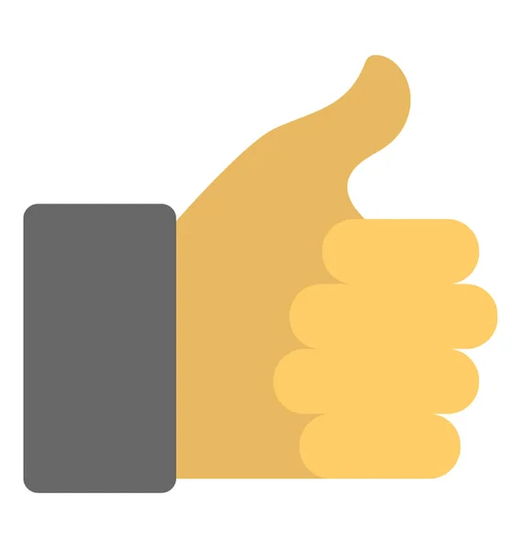 Thumbs Up Vector Icon — Stock Vector