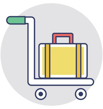  Bagaj vektör simgesi